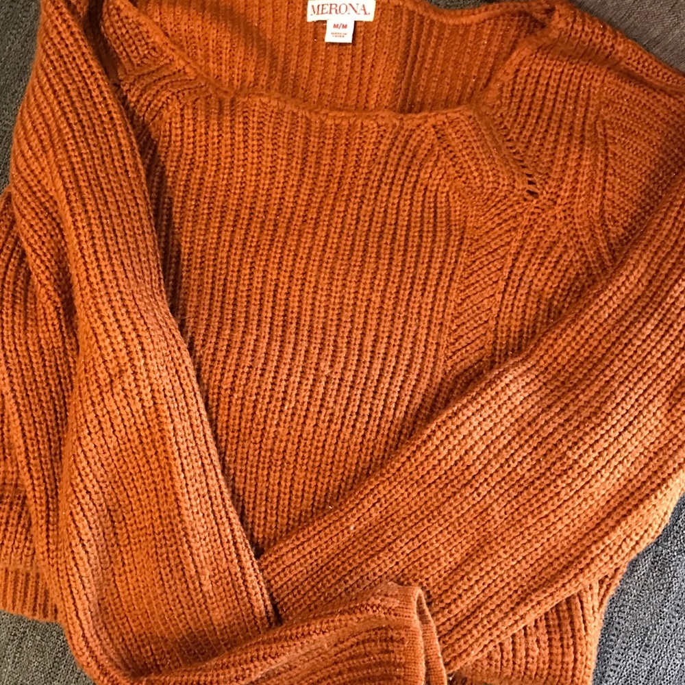 Orange Sweater Tunic